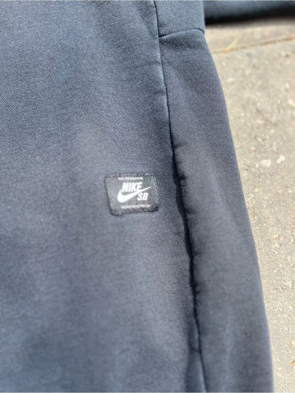 Nike SB Black Graphic Pullover Skate Hoodie Men's Medium